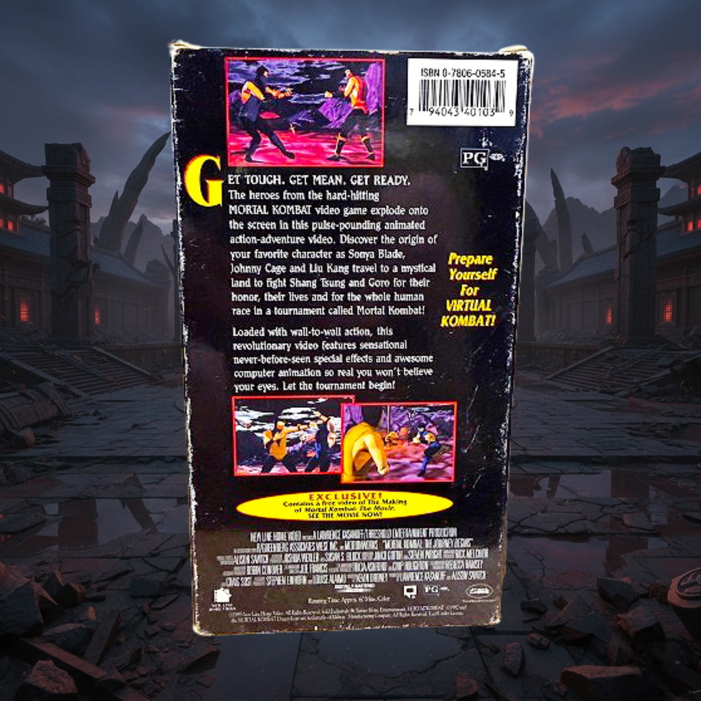 *RETRO* Mortal Kombat: The Animated Video – The Journey Begins VHS 1995