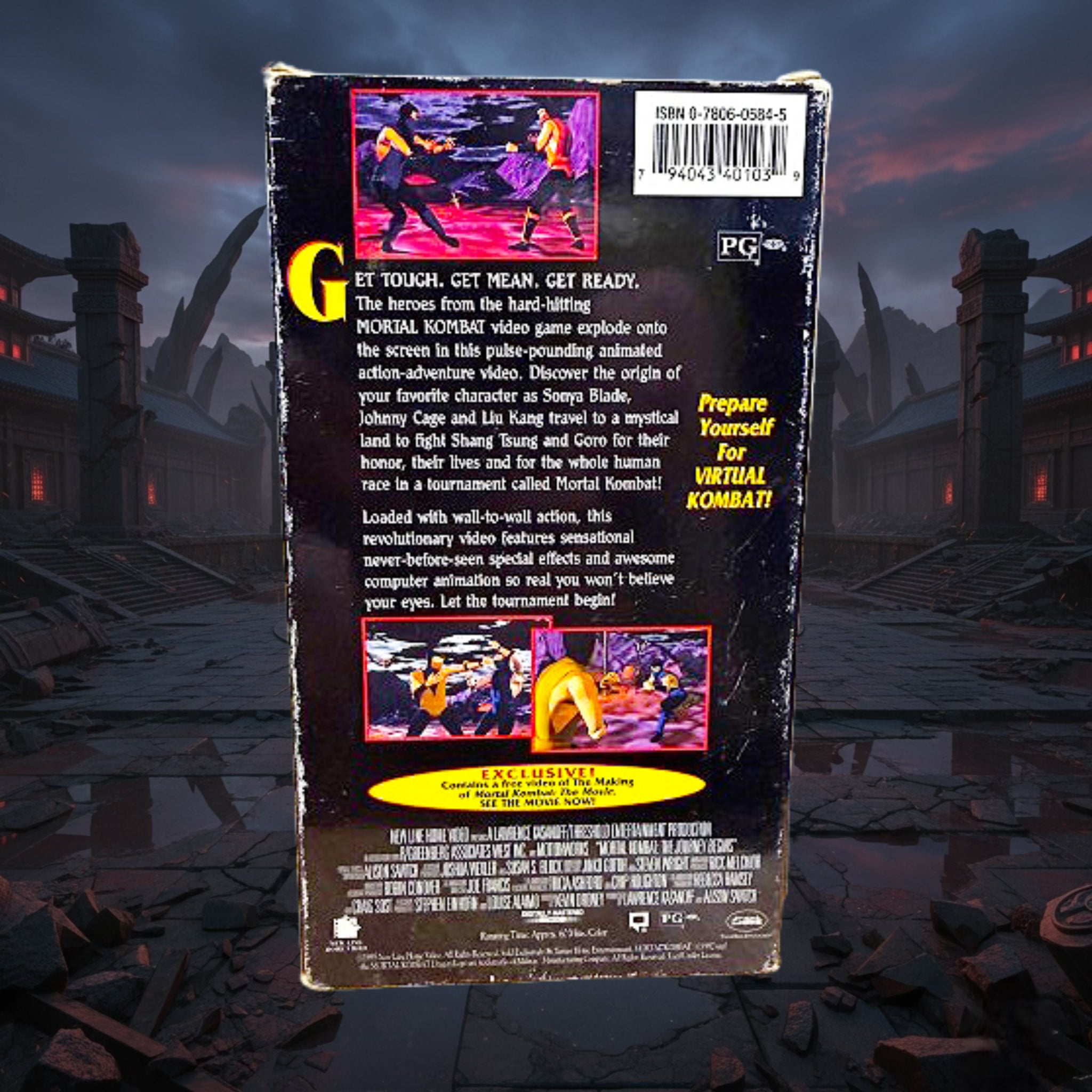 *RETRO* Mortal Kombat: The Animated Video – The Journey Begins VHS 1995