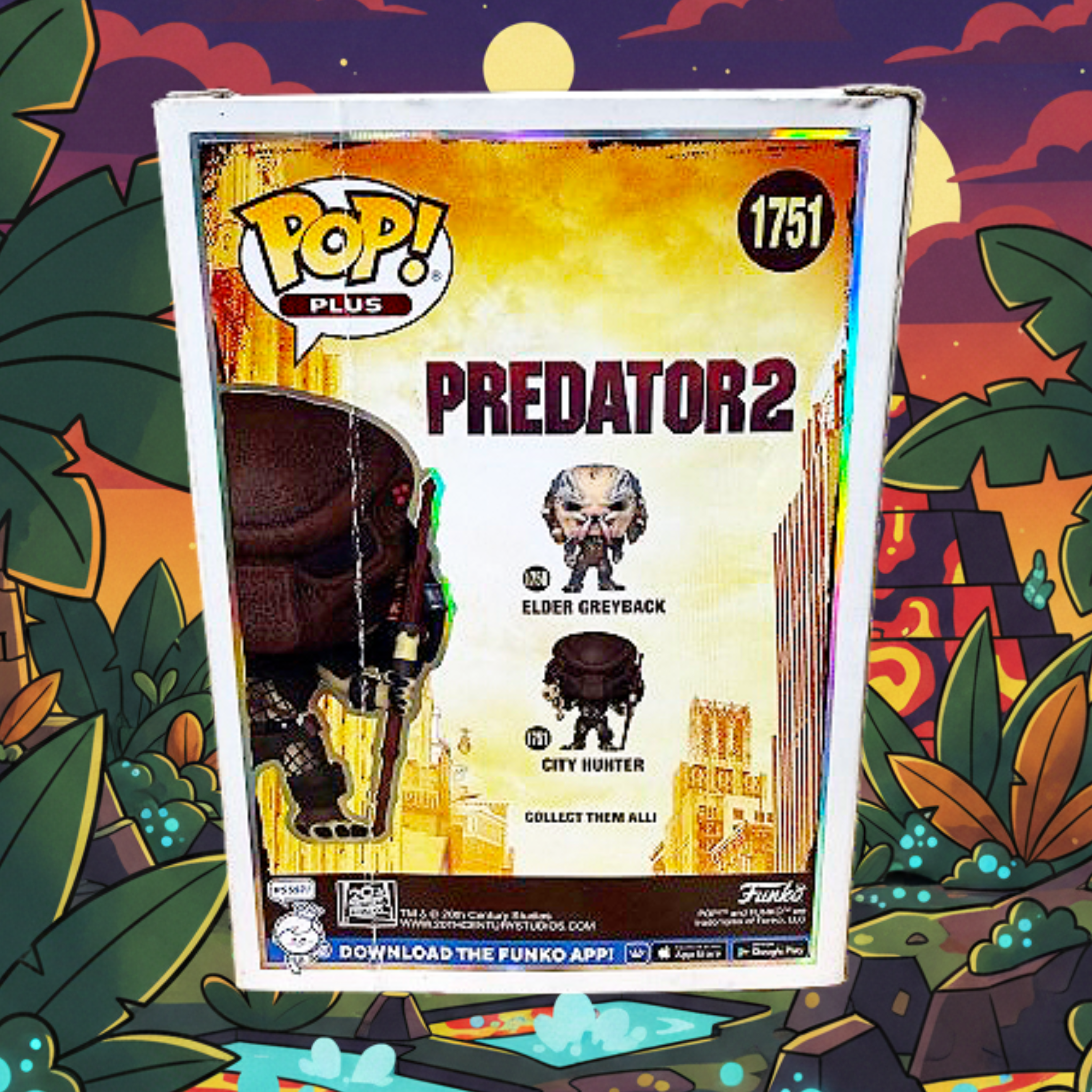 *CLASSIC* Funko Pop! Plus Predator 2 #1751 City Hunter Vinyl Figure 2024