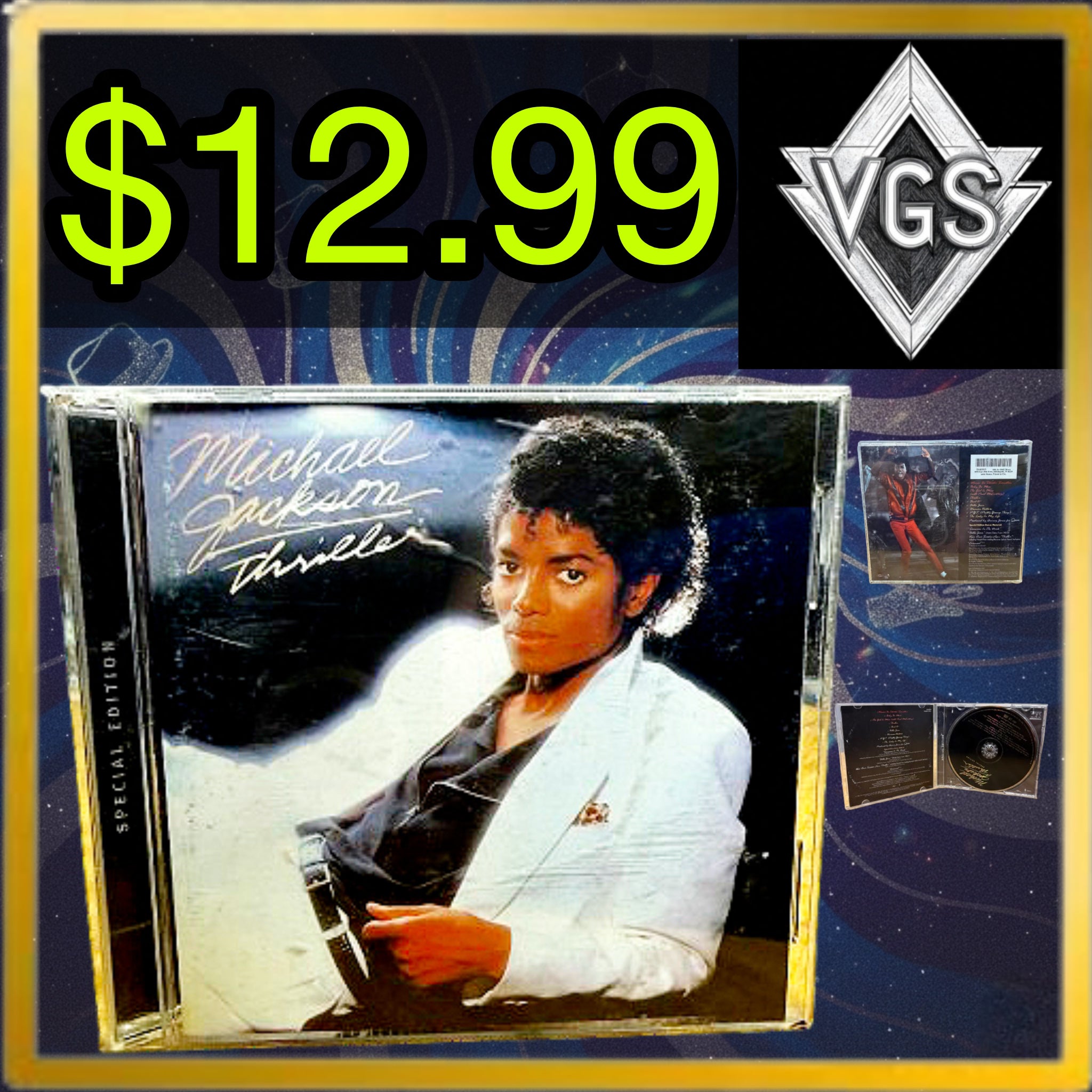 *CLASSIC* Michael Jackson Thriller CD 1982