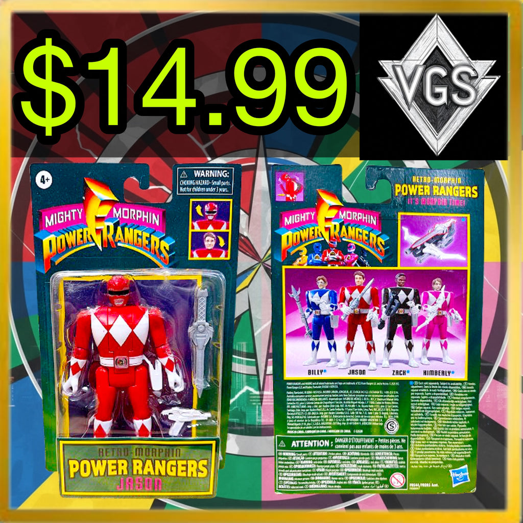 *CLASSIC* Mighty Morphin Power Rangers Retro-Morphin Jason Figure 2020