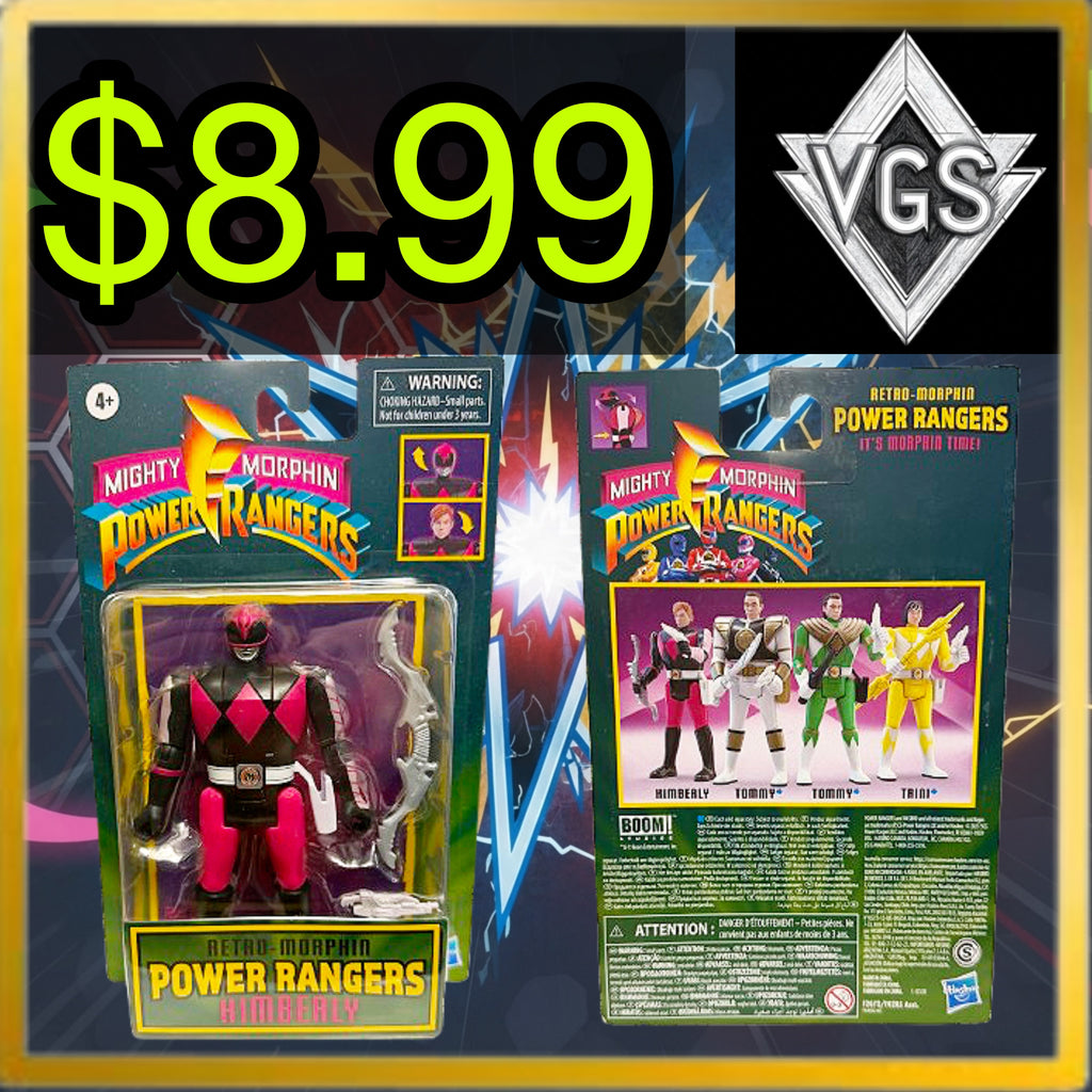 *NEW* Mighty Morphin Power Rangers Retro-Morphin Kimberly Pink Ranger Figure 2020