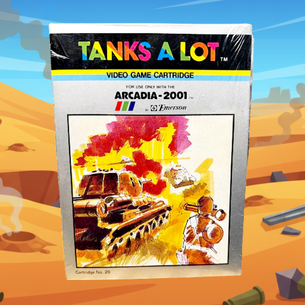 *RETRO* Tanks A Lot Arcadia-2001 Video Game Cartridge 1982