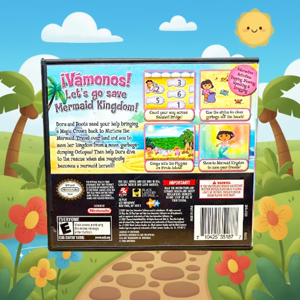*RETRO* Dora Saves the Mermaids Nintendo DS 2007