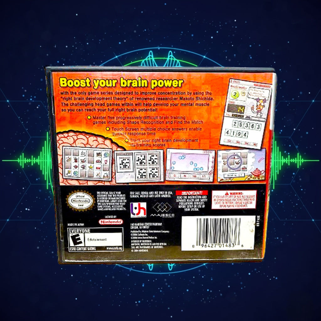 *CLASSIC* Brain Boost Beta Wave Nintendo DS 2009