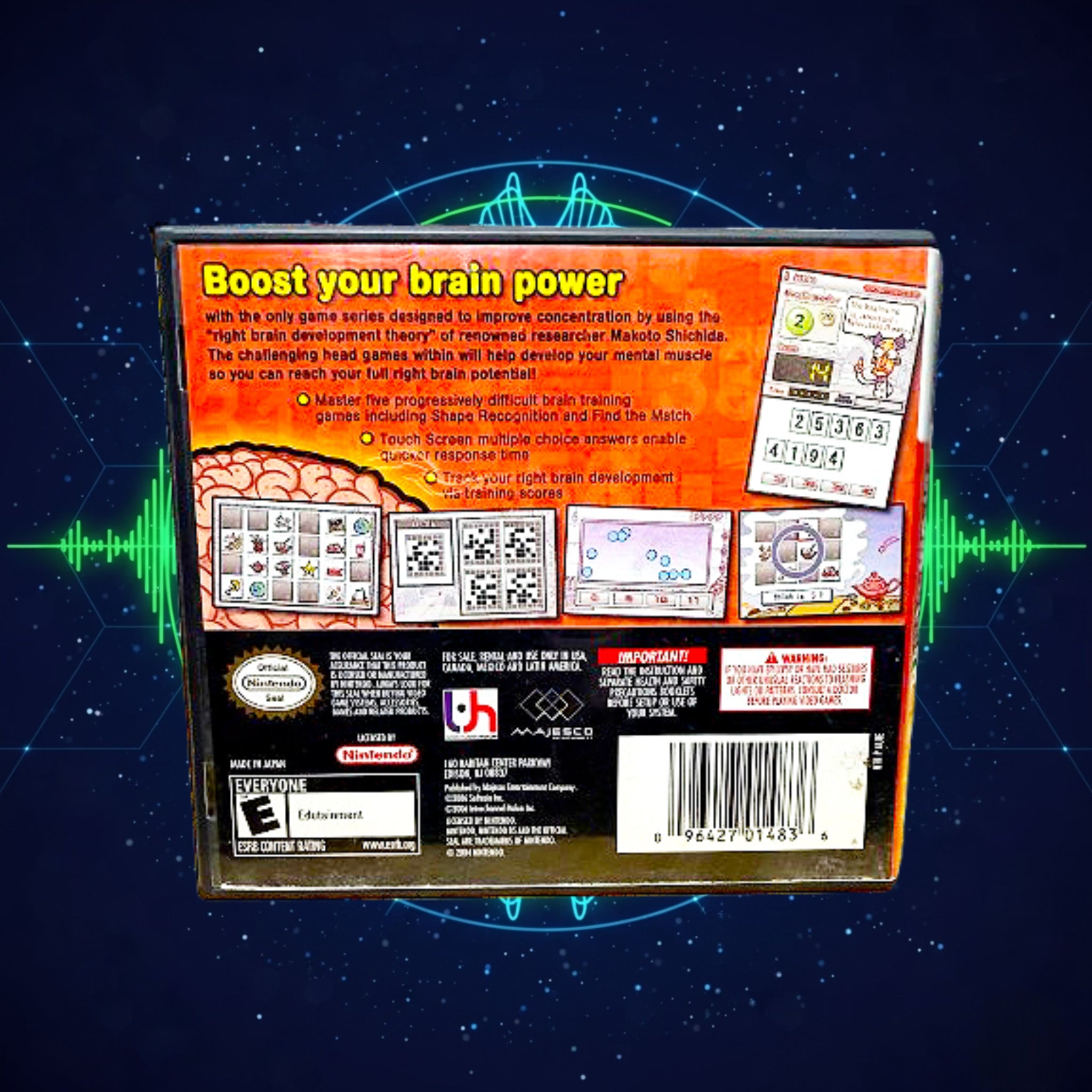 *CLASSIC* Brain Boost Beta Wave Nintendo DS 2009