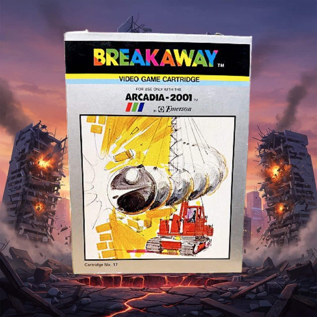 *VINTAGE* Breakaway Arcadia 2001 Video Game Cartridge 1982