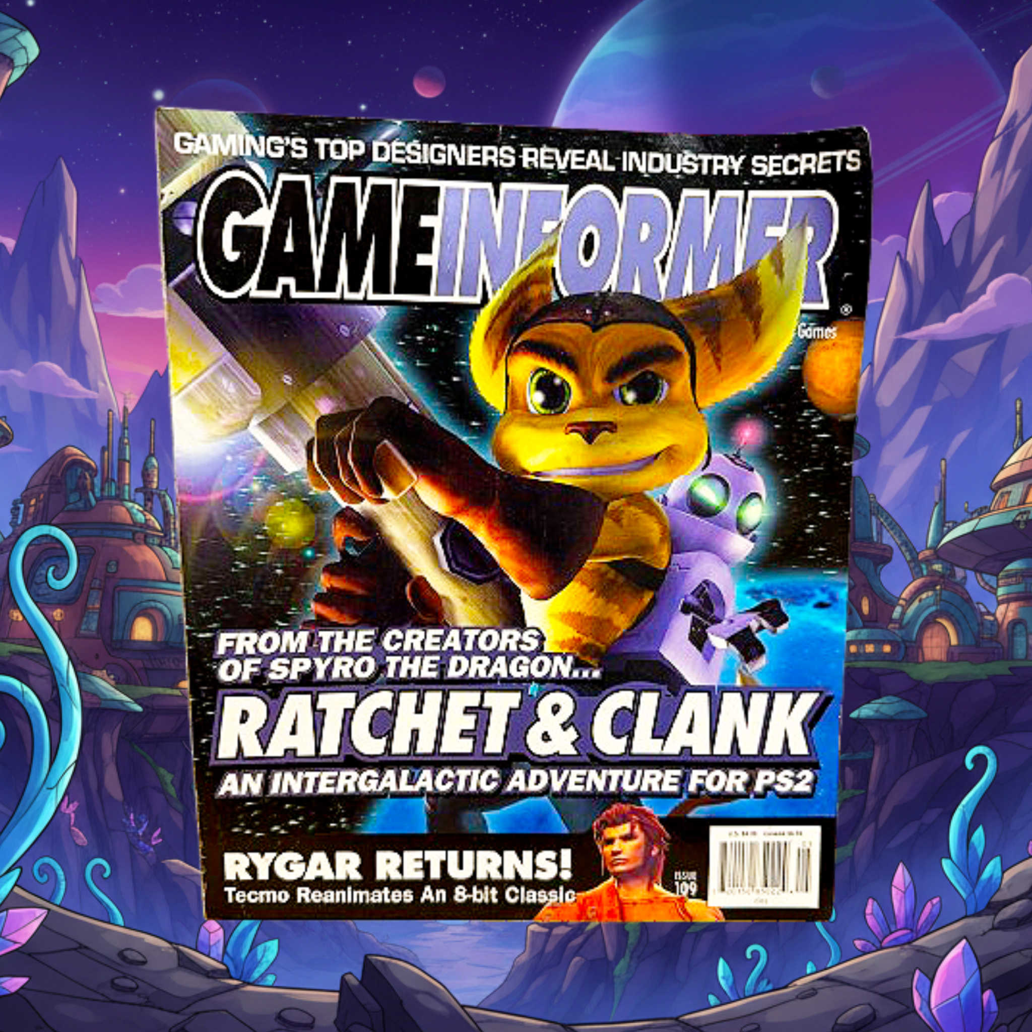 *CLASSIC* Game Informer Magazine Issue #109 Ratchet & Clank Cover 2002