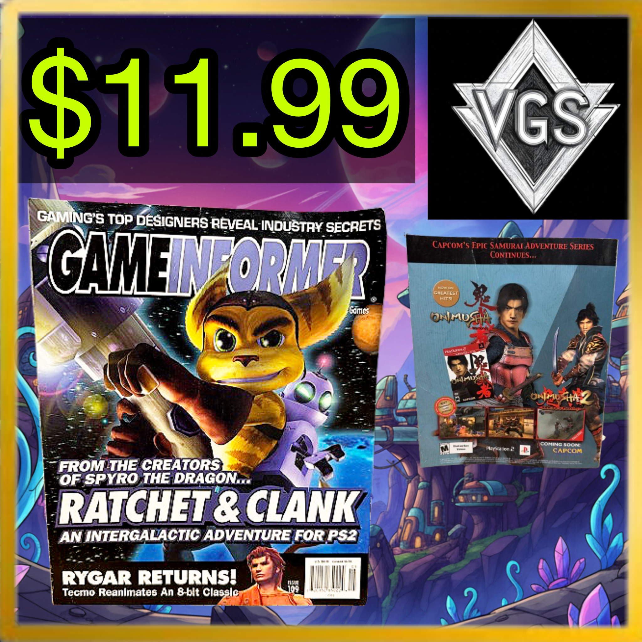 *CLASSIC* Game Informer Magazine Issue #109 Ratchet & Clank Cover 2002