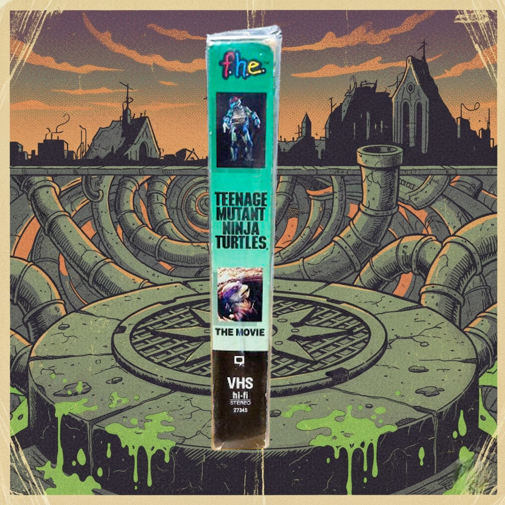 *CLASSIC* Teenage Mutant Ninja Turtles: The Movie VHS (1990)