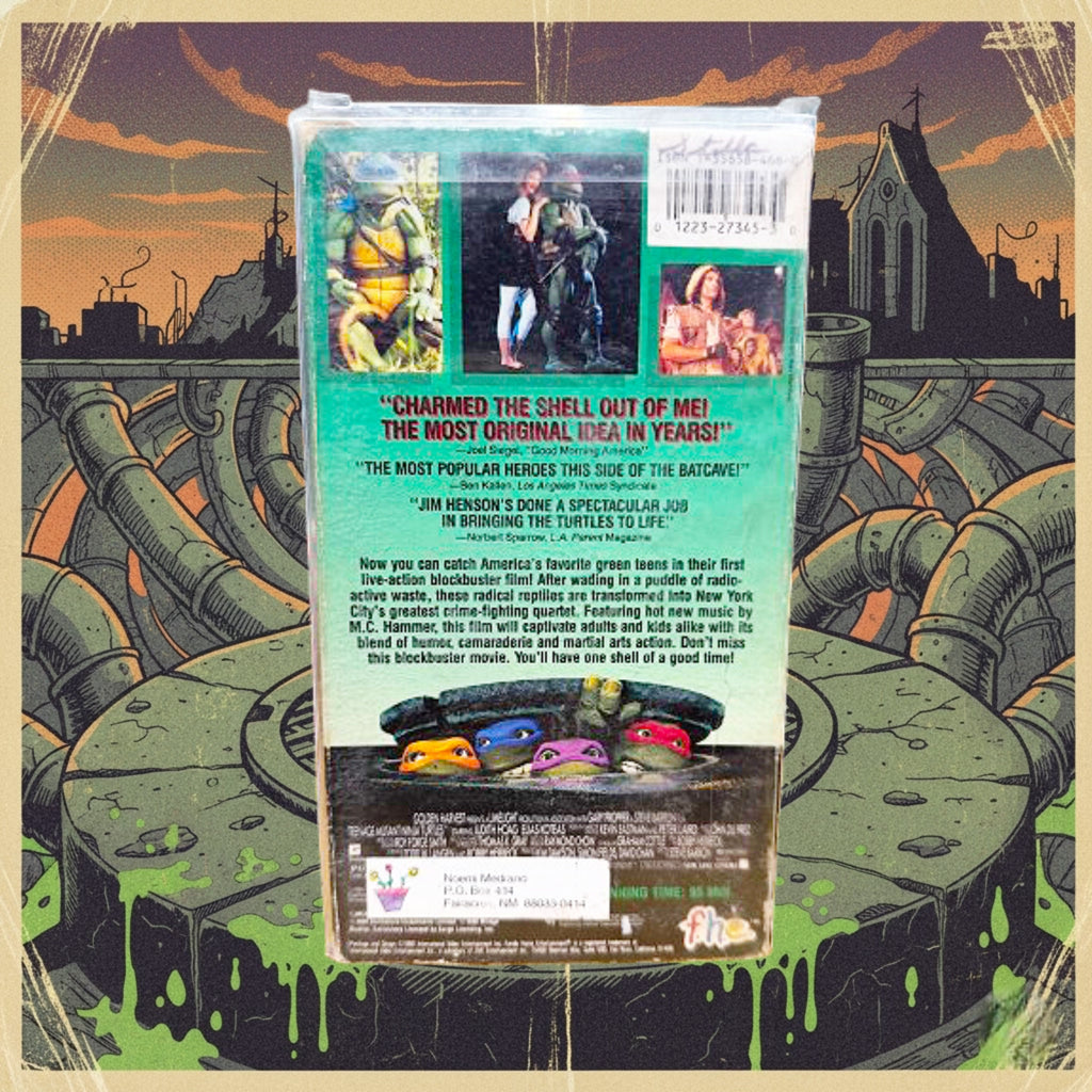 *CLASSIC* Teenage Mutant Ninja Turtles: The Movie VHS (1990)