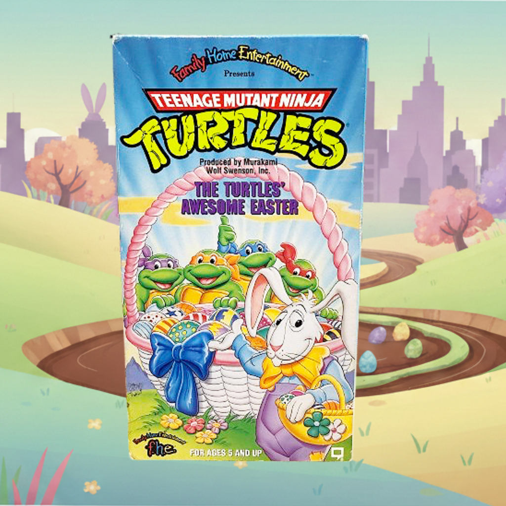*CLASSIC* Teenage Mutant Ninja Turtles: The Turtles’ Awesome Easter VHS (1992)
