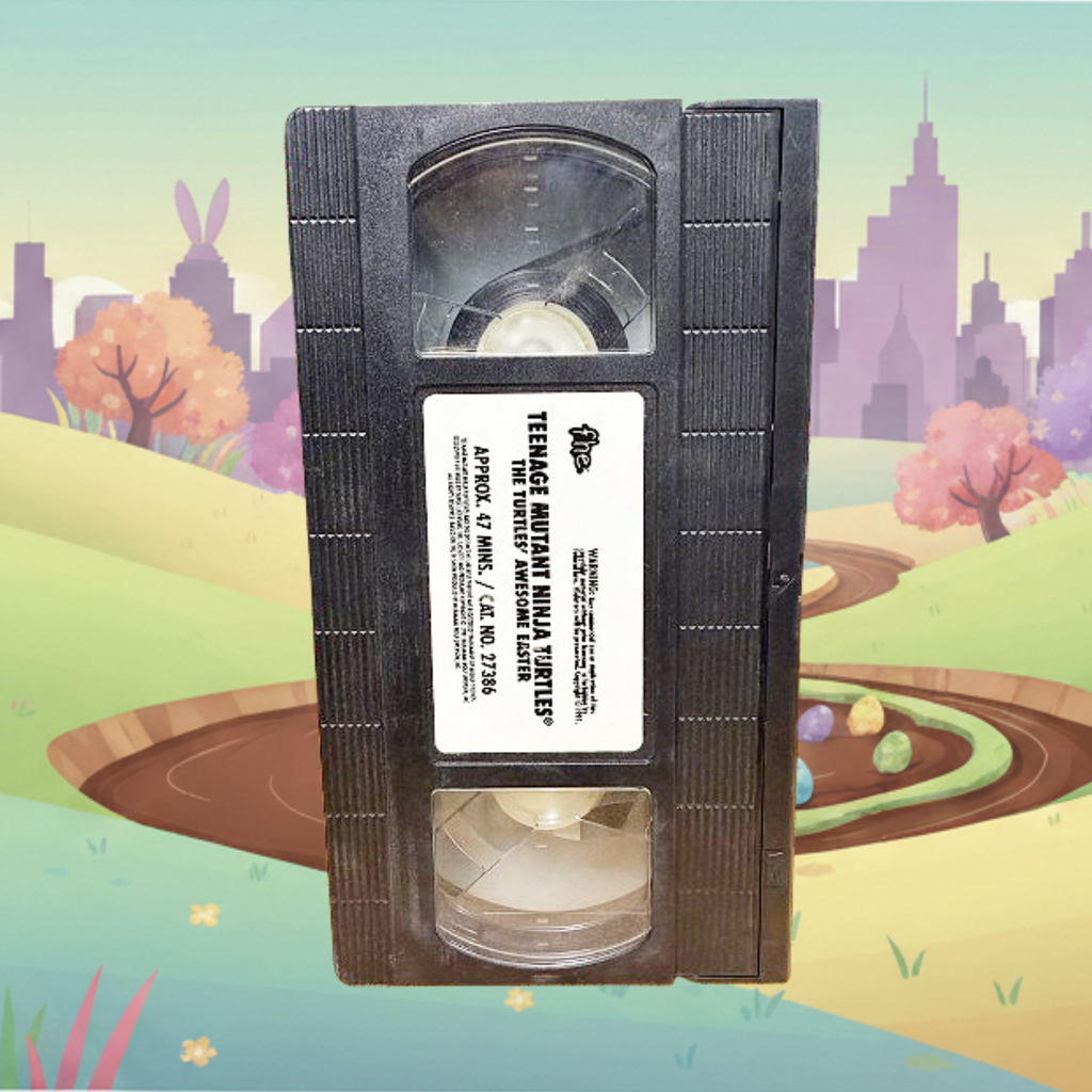 *CLASSIC* Teenage Mutant Ninja Turtles: The Turtles’ Awesome Easter VHS (1992)
