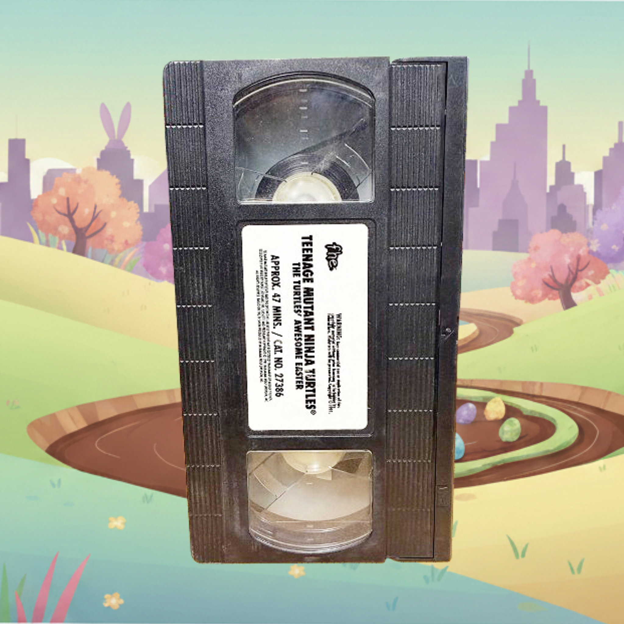 *CLASSIC* Teenage Mutant Ninja Turtles: The Turtles’ Awesome Easter VHS (1992)