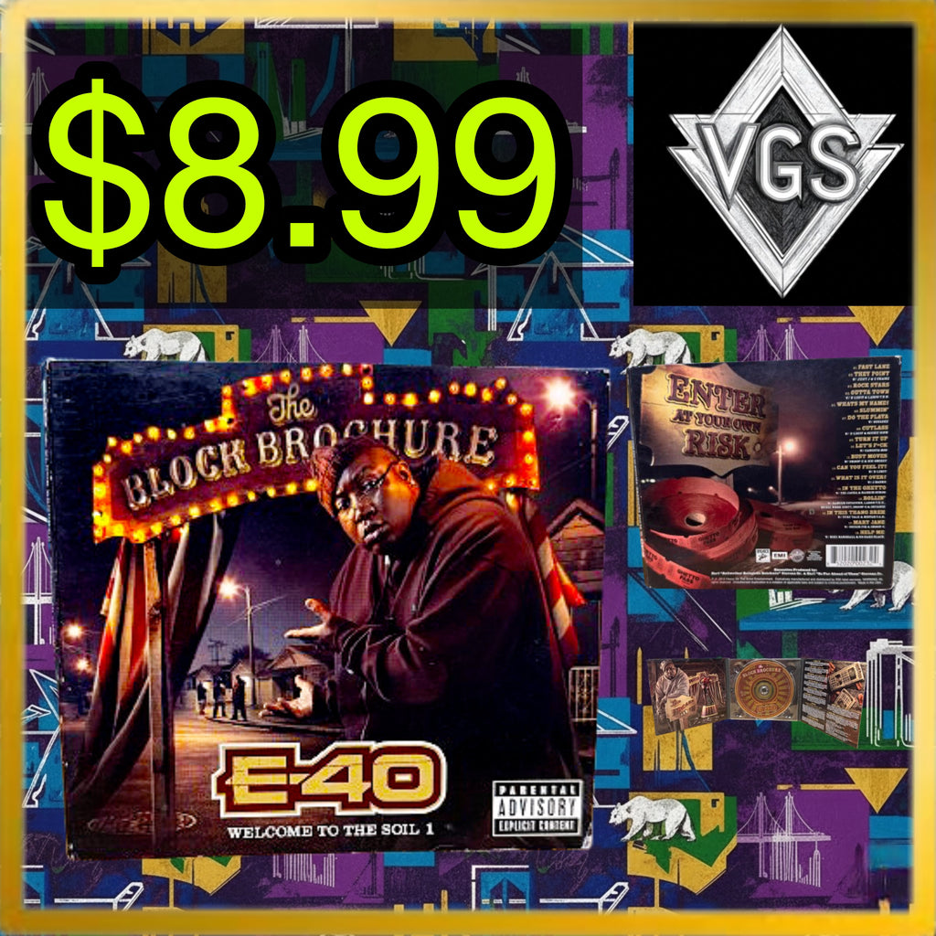 *CLASSIC* E-40 – The Block Brochure: Welcome to the Soil 1 CD (2012)
