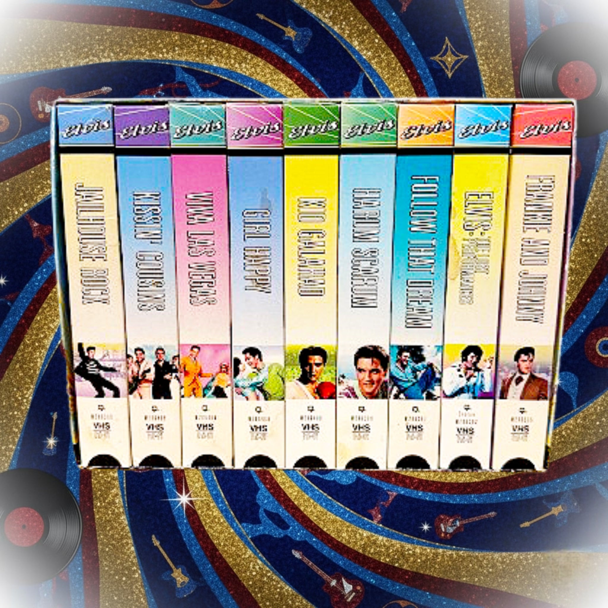 *CLASSIC* Elvis Commemorative Collection Vol. 1 VHS Box Set 1997