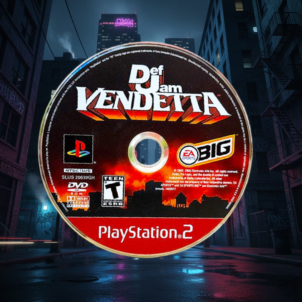 *RETRO* Def Jam Vendetta PlayStation 2 (Loose Disc) 2003