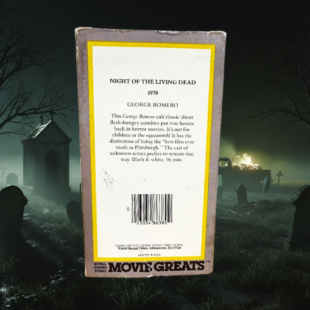 *VINTAGE* Night of the Living Dead VHS (Movie Greats Edition) 1970
