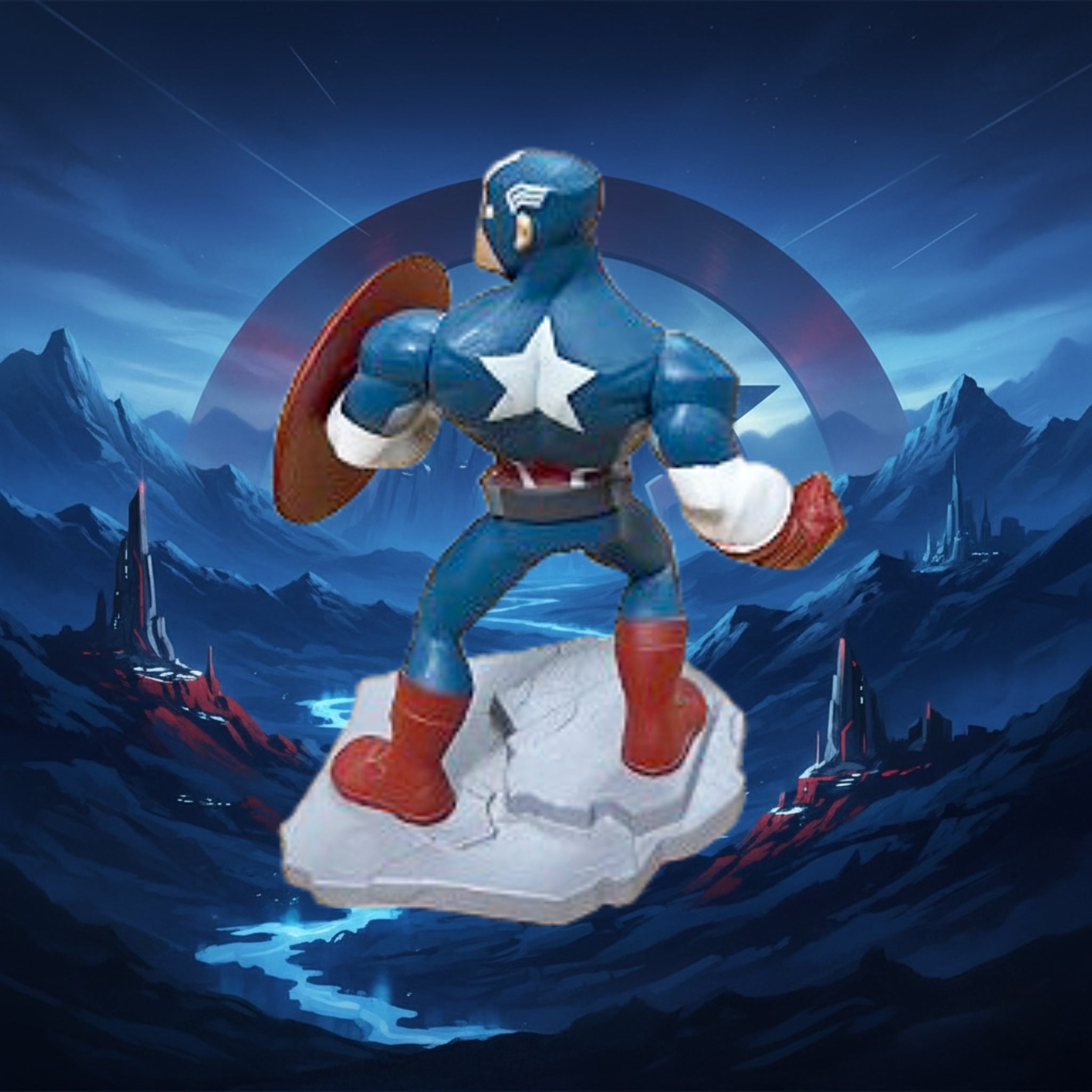 *TOY* Captain America Disney Infinity Figure 2014