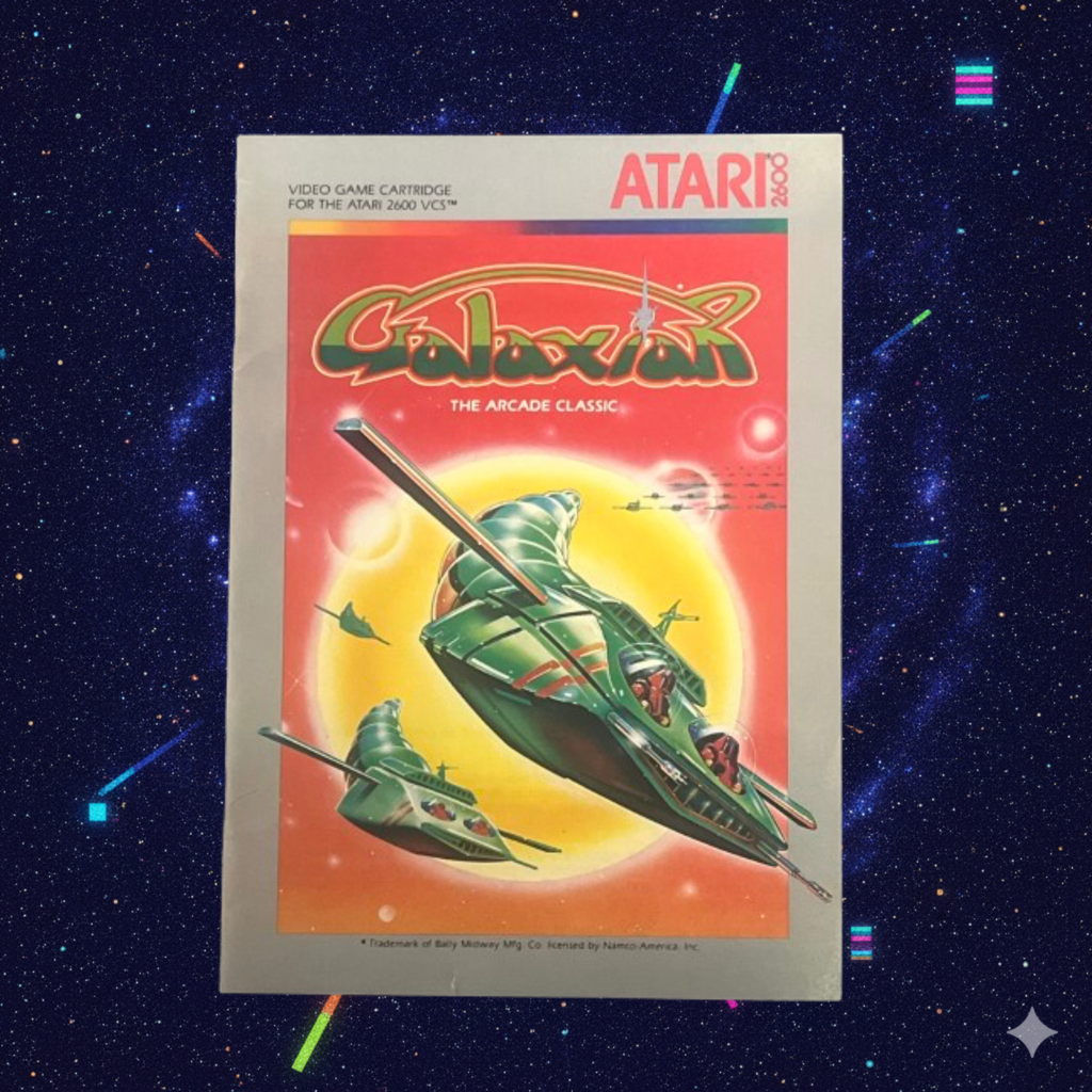 Atari 2600 Galaxian Game Cartridge 1983 VCS Namco Midway Loose
