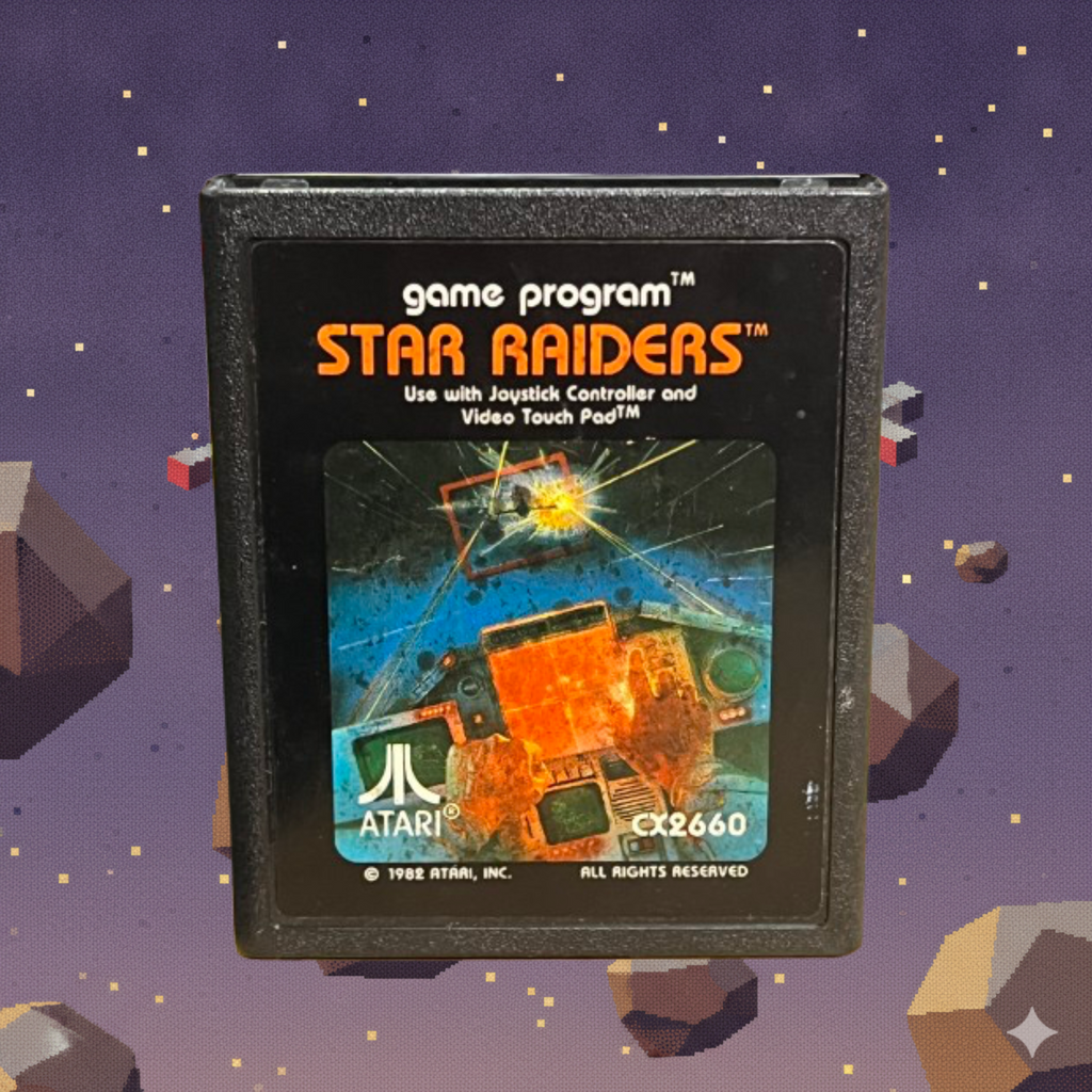 Atari Star Raiders CX2600 Atari 2600 Game Cartridge 1982 Vintage