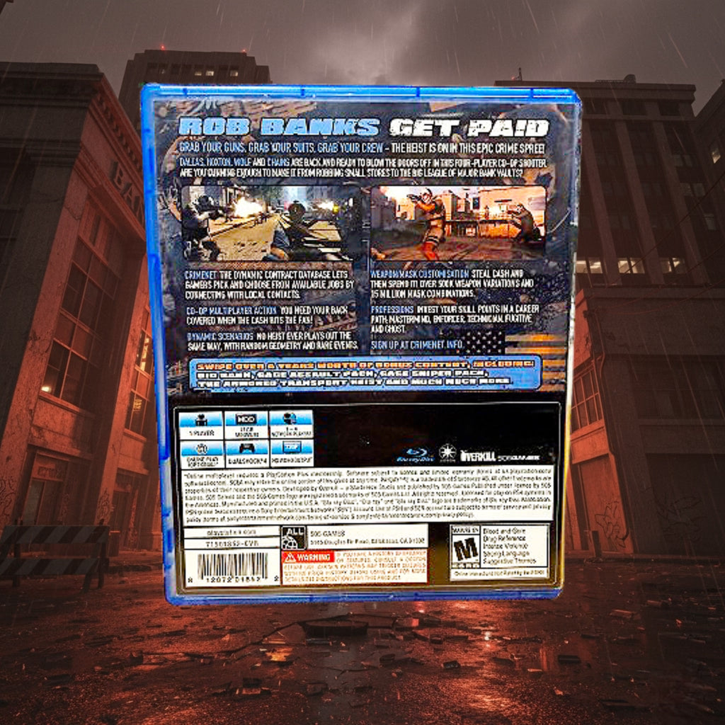 *CLASSIC* Payday 2: Crimewave Edition PS4 2015