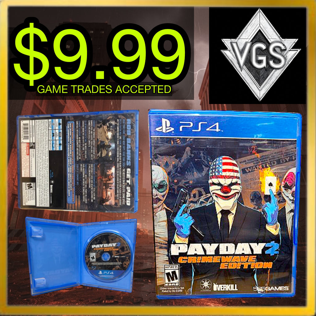 *CLASSIC* Payday 2: Crimewave Edition PS4 2015