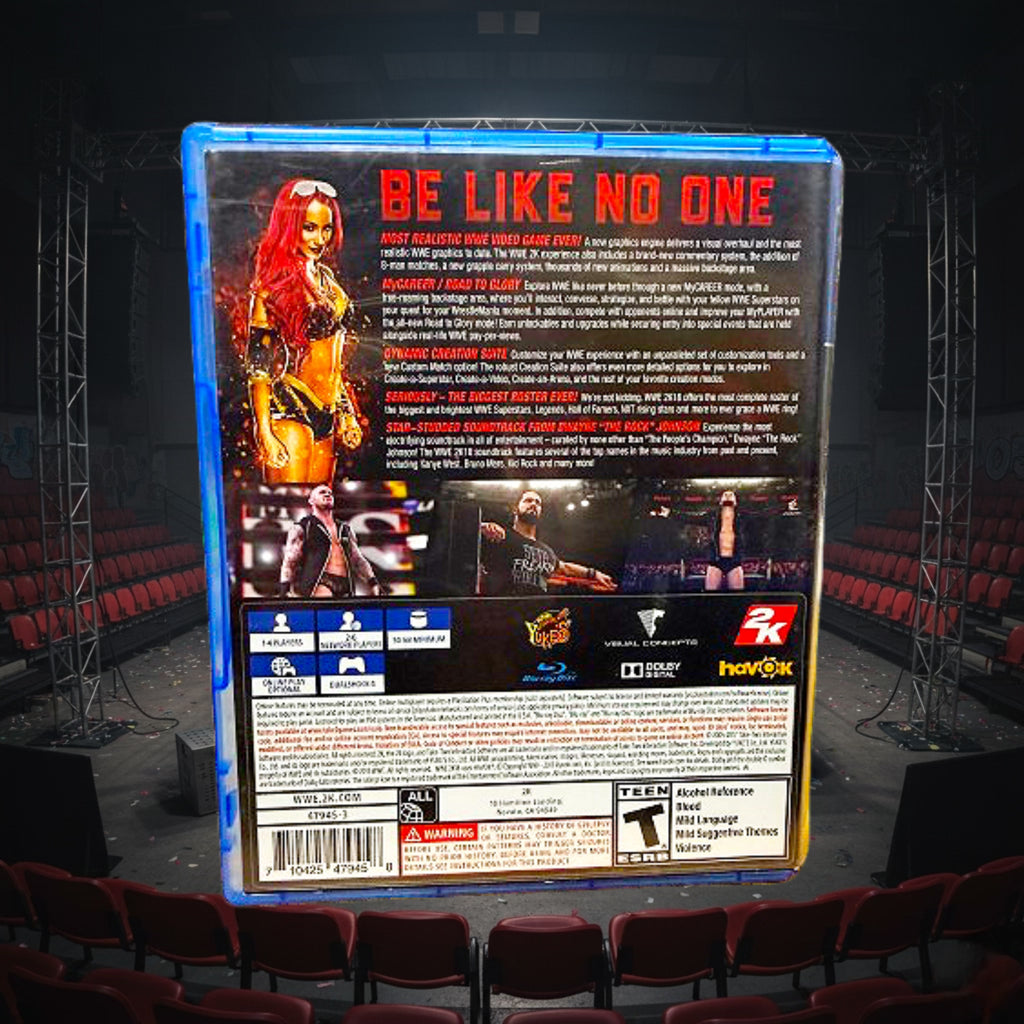 *CLASSIC* WWE 2K18 PS4 2017