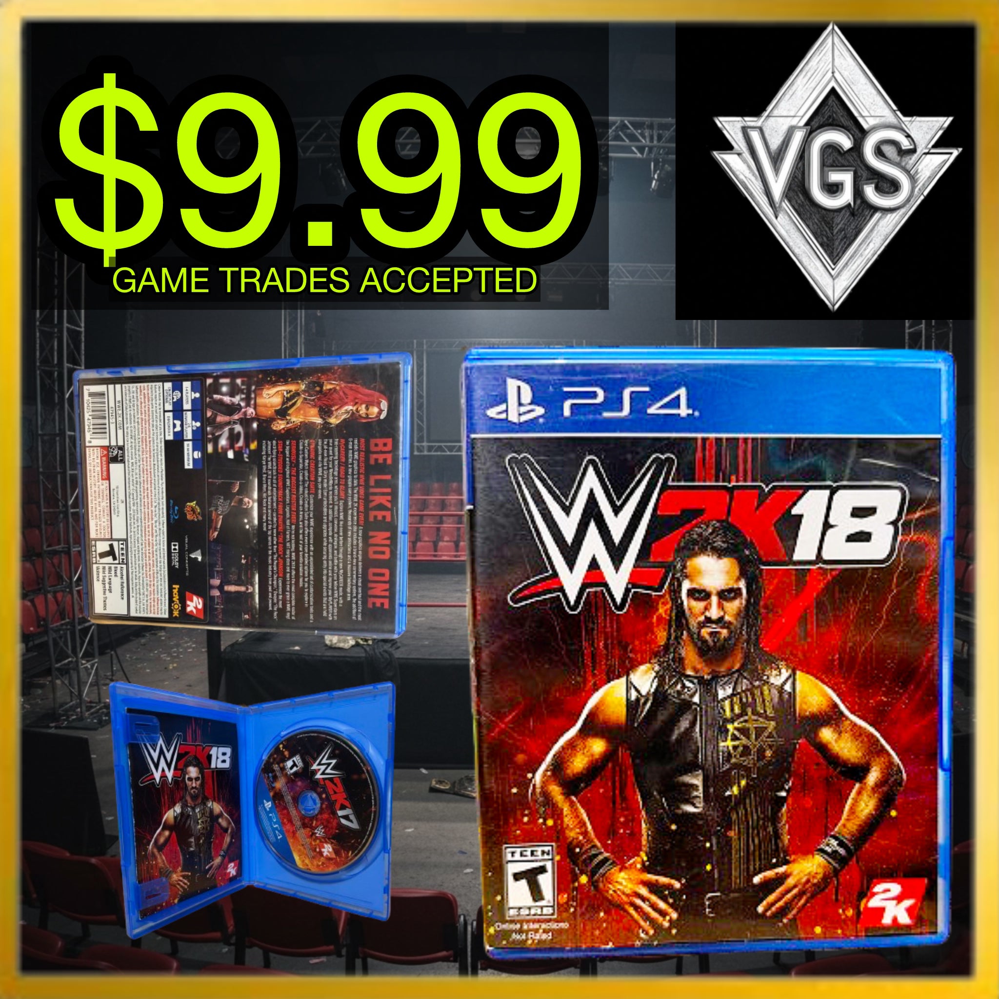 *CLASSIC* WWE 2K18 PS4 2017