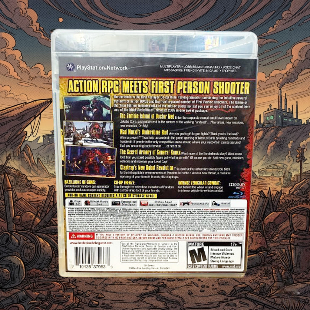 *RETRO* Borderlands Game of the Year Edition PS3 2010
