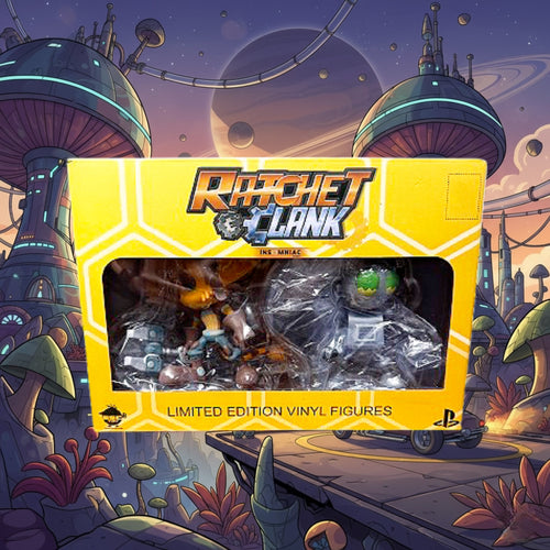 *CIB* Ratchet & Clank: Into the Nexus Limited Edition Vinyl Figures 2013