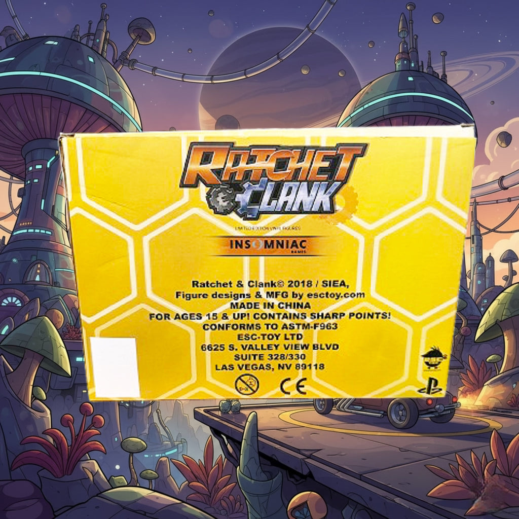 *CIB* Ratchet & Clank: Into the Nexus Limited Edition Vinyl Figures 2013