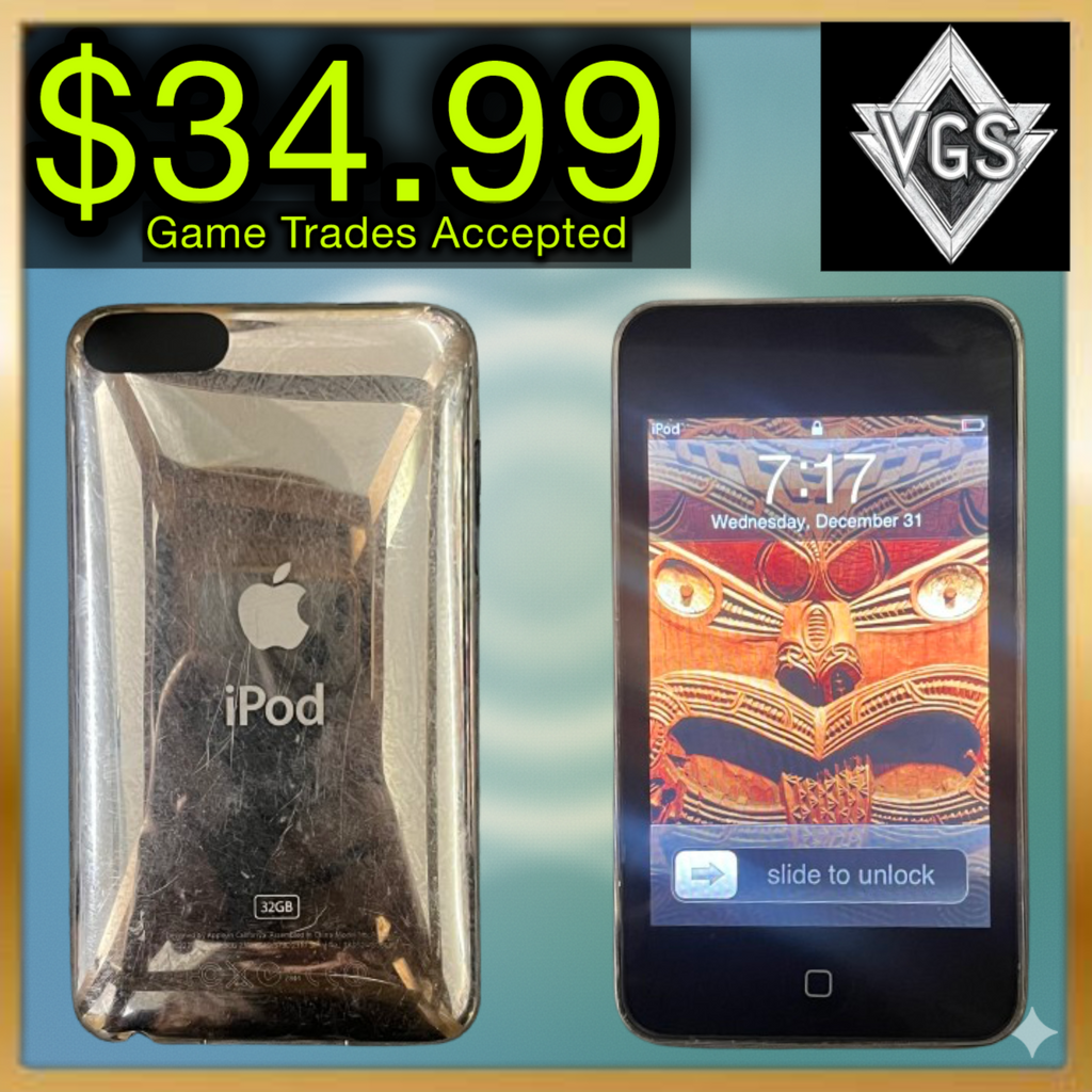 Apple iPod Touch 32GB Black 3rd Gen Portable Media Player Used