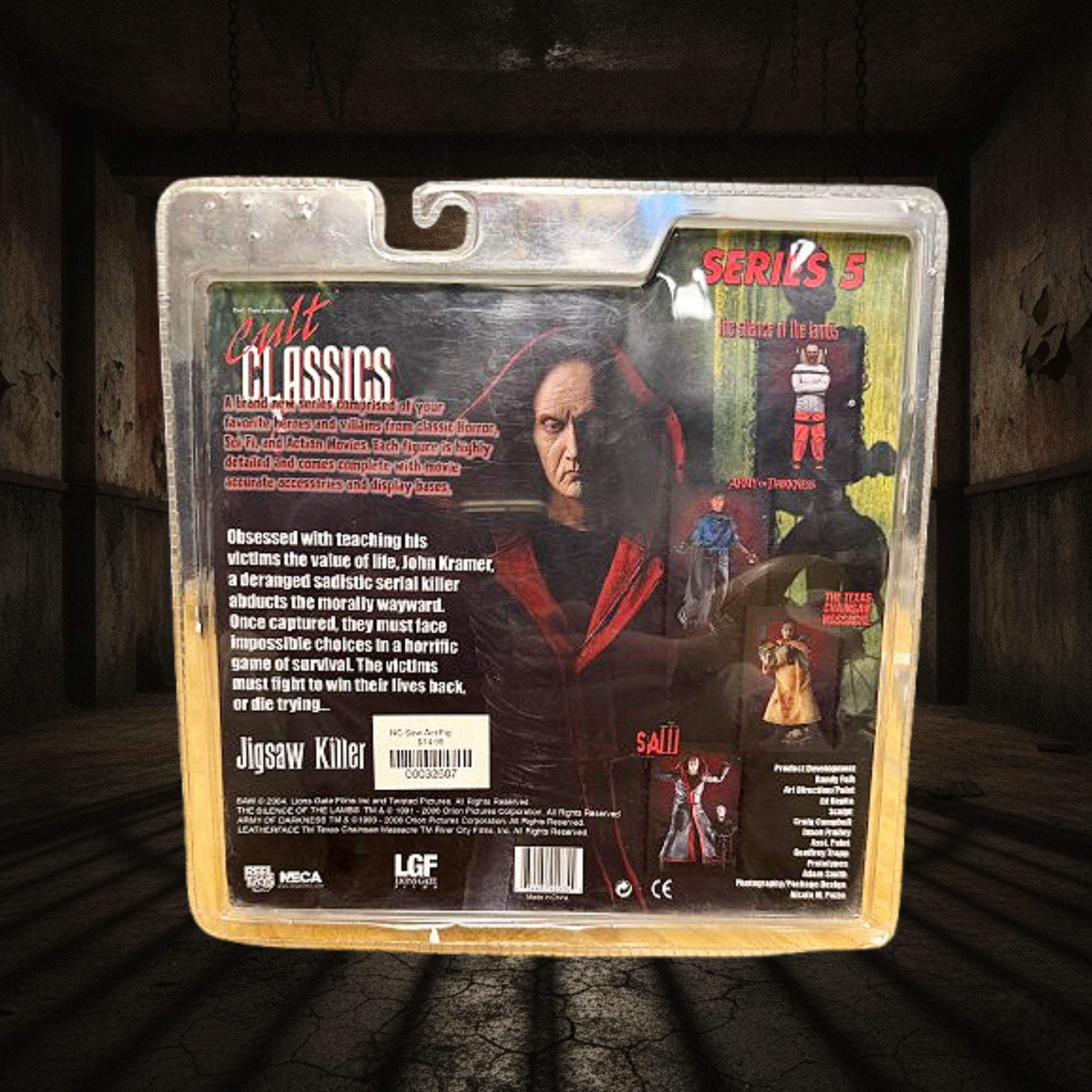 NECA Saw Jigsaw Killer Cult Classics Series 5 Action Figure w/ Tricycle