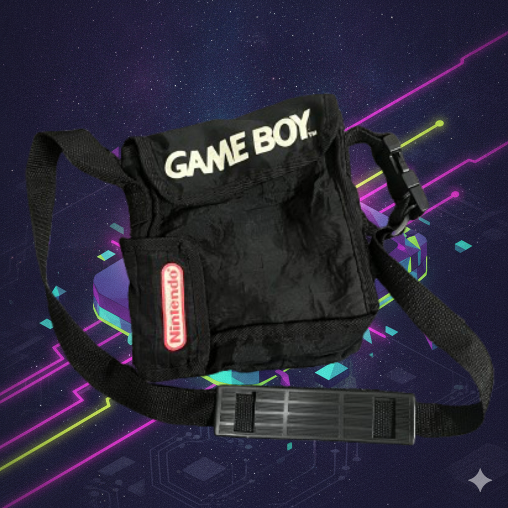 Nintendo Game Boy Carrying Case Shoulder Bag Travel Storage OEM Black