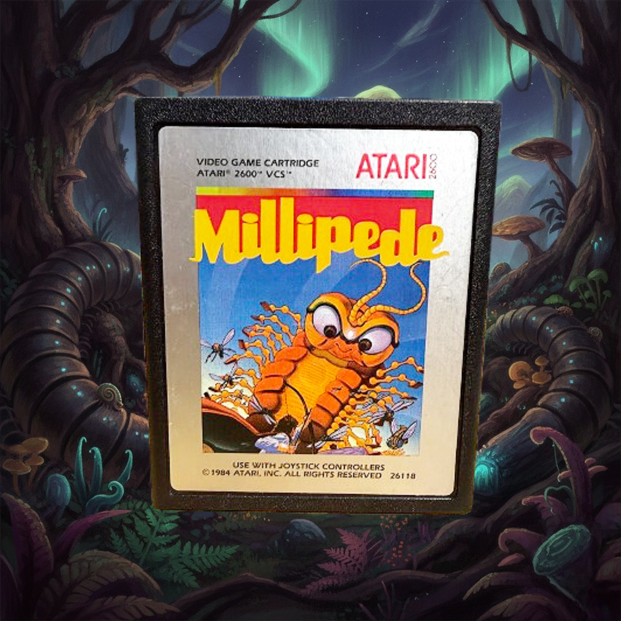 Atari 2600 Millipede Game Cartridge Box 1984 Video Game Box Only