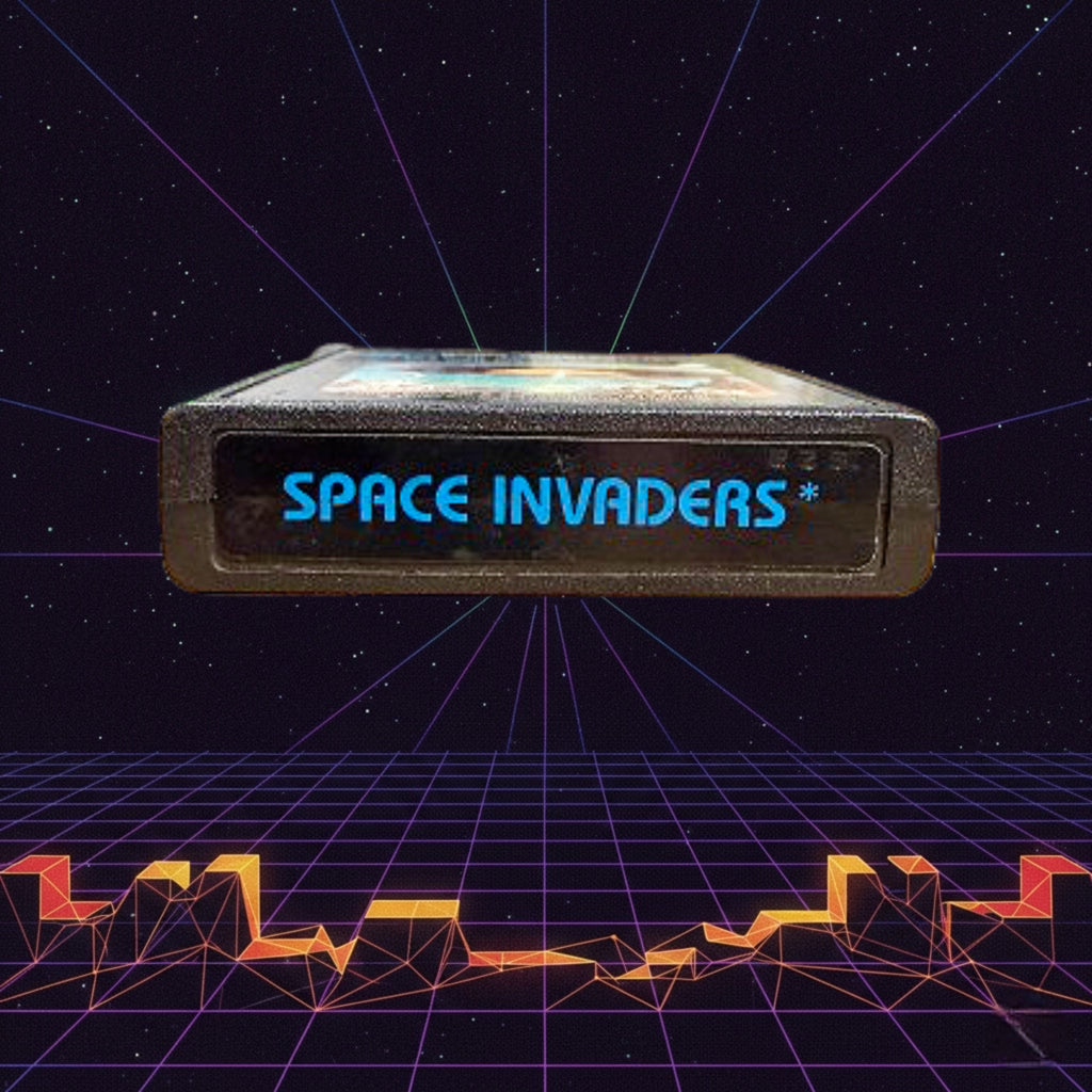 Atari Space Invaders CX2632 Atari 2600 Game Cartridge 1980 Vintage