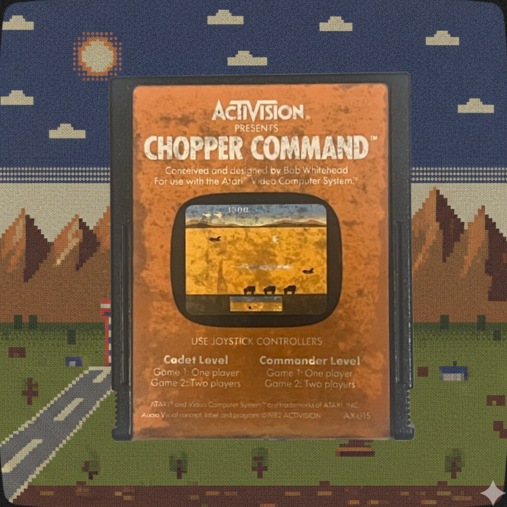 Activision Chopper Command Atari 2600 Game Cartridge AX-015 1982