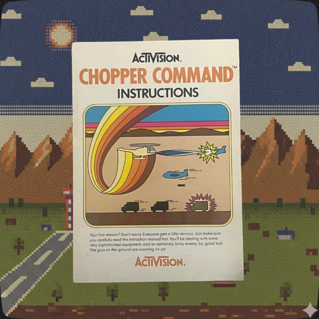 Activision Chopper Command Atari 2600 Game Cartridge AX-015 1982