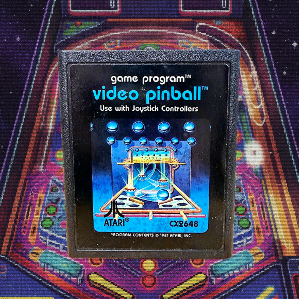 Atari Video Pinball CX2648 Atari 2600 Game Cartridge 1981