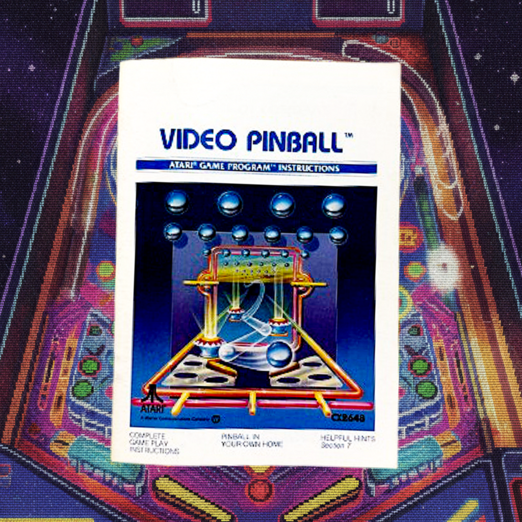 Atari Video Pinball CX2648 Atari 2600 Game Cartridge 1981