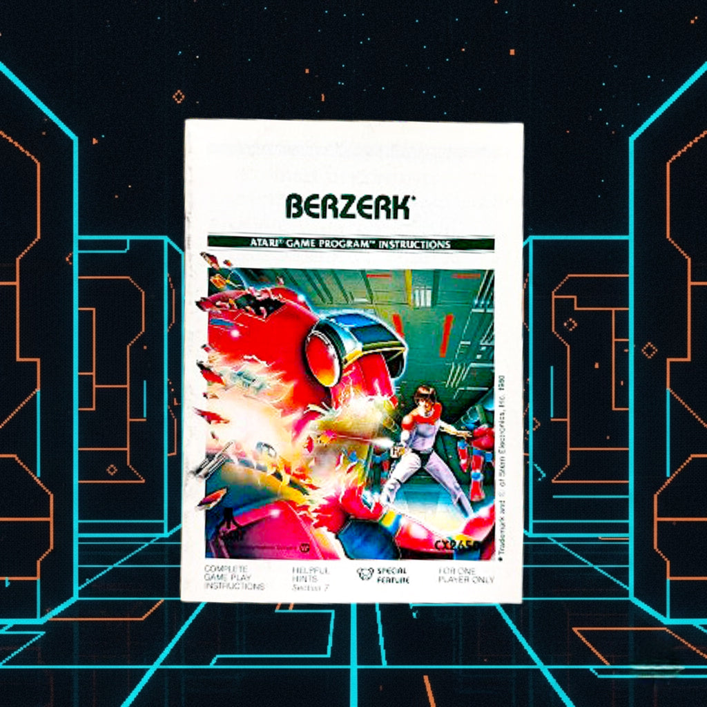 Atari 2600 Berzerk CX2650 Cartridge 1982 Video Game Cartridge Only