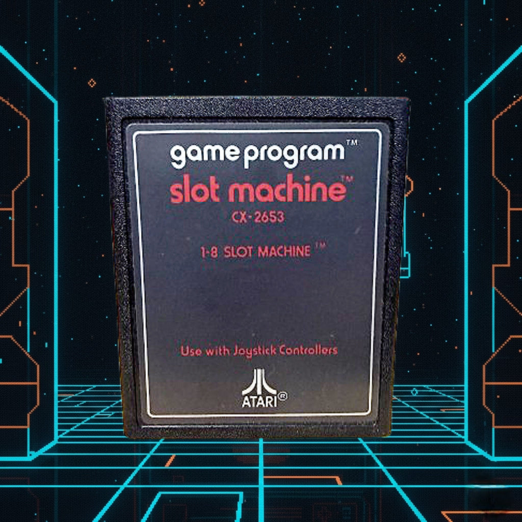Atari Slot Machine CX-2653 Atari 2600 Game Cartridge Vintage 1979