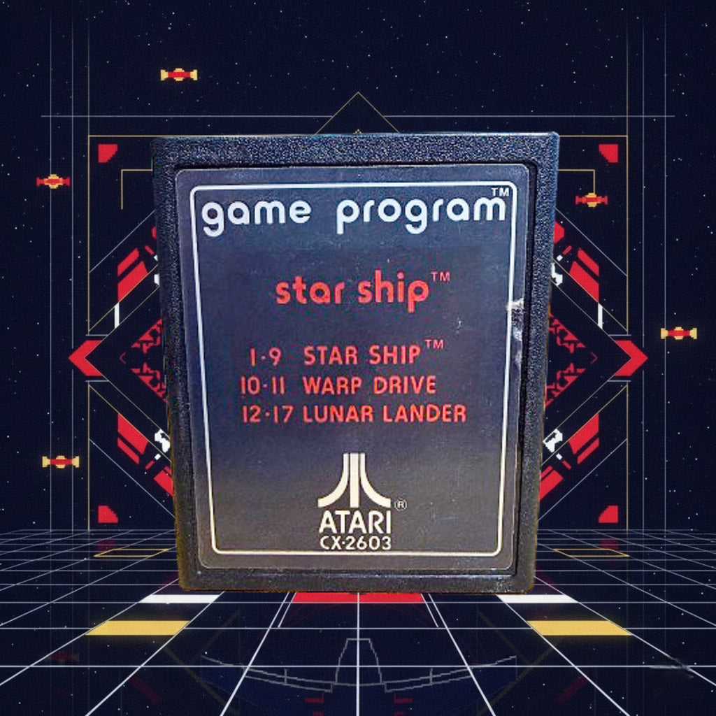 Atari Star Ship CX2603 Atari 2600 Game Cartridge 1977 Tested Retro
