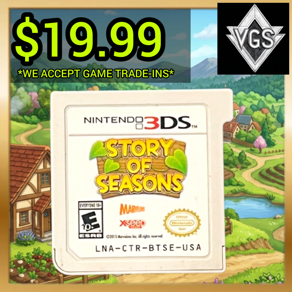 Story of Seasons Nintendo 3DS 2015 Loose Cartridge Tested LNA-CTR-BTSE