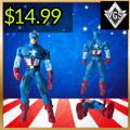 Captain America Marvel Action Figure 1999 Toy Biz Loose No Shield Used